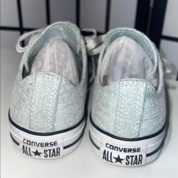Converse Womens Chuck Taylor® All Star® Sparkle Knit Ox Polar Blue - Picture 7 of 7